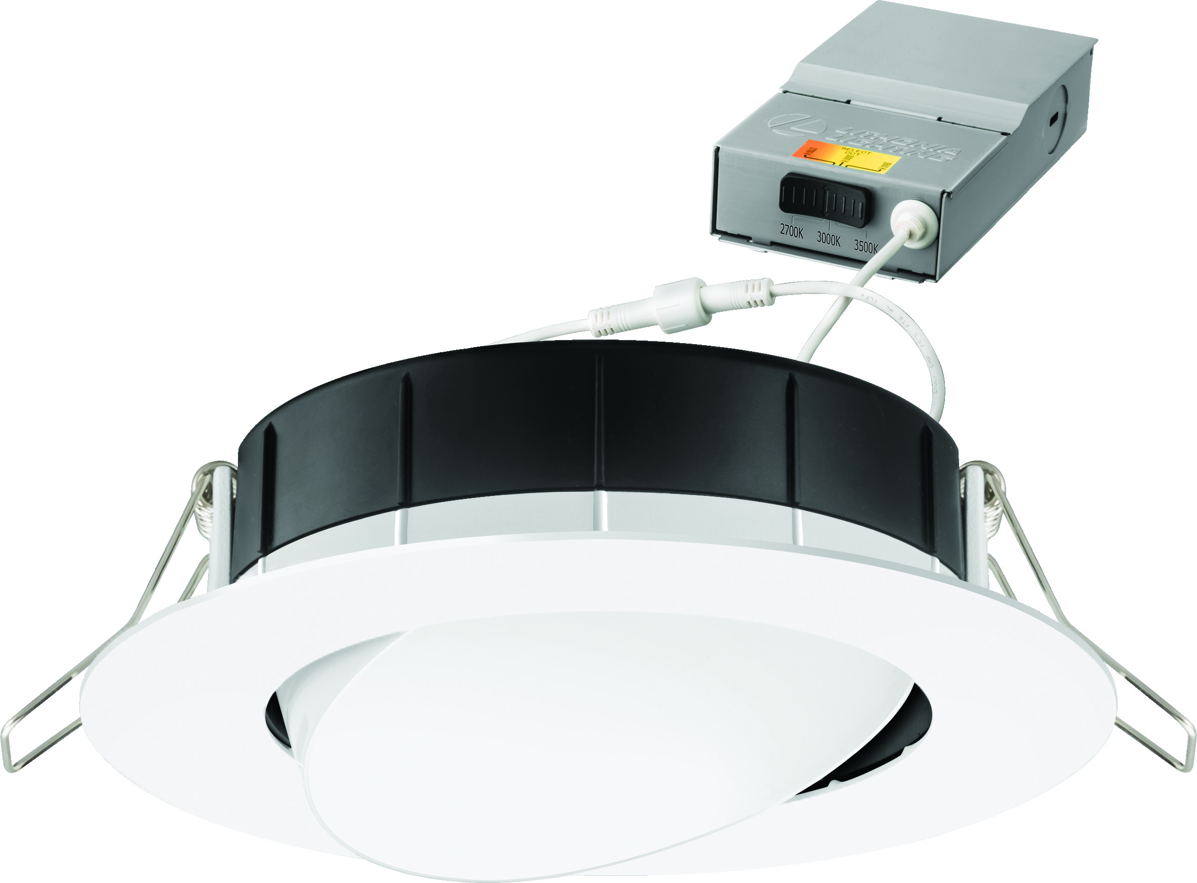 JUN WF4 ADJ LED 27K30K35K 90CRI MW M6 4" ADJ WAFER MATTE WHITE *254HKS